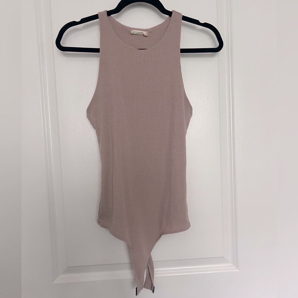 Altar’d State Sleeveless Ribbed Bodysuit